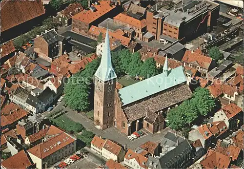 Helsingor Elsinore Domkirke Kirche Fliegeraufnahme