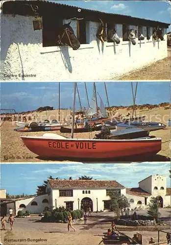 Serignan Plage Centre Equestre Ecole de Voile Restaurant Bungalow Camping Kat. Serignan