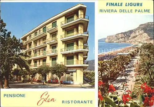 Finale Ligure Pensione Ristorante Eden Spiaggia / Italien /Italien