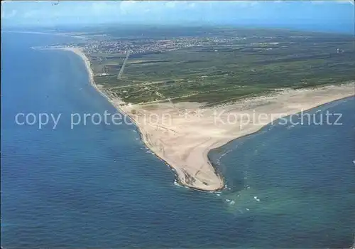 Skagen Grenens Spids Luftfoto Kat. Daenemark