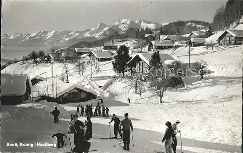 Reuti Hasliberg Wintersportplatz Alpenpanorama Kat. Hasliberg Reuti