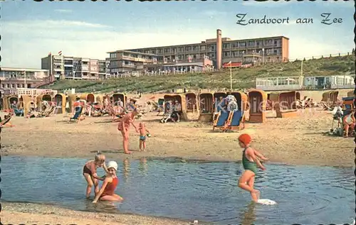 Zandvoort Holland Strandgezicht met Hotel Bouwes / Zandvoort /