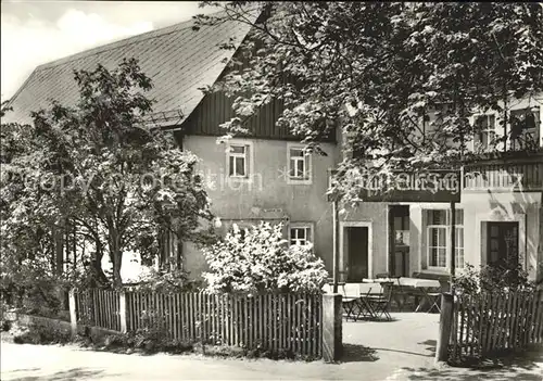 Waltersdorf Sachsen Gasthaus Stiller Fritz Kat. Porschdorf