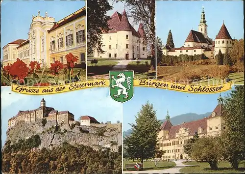 Steiermark Burgen Schloesser Kat. Oesterreich