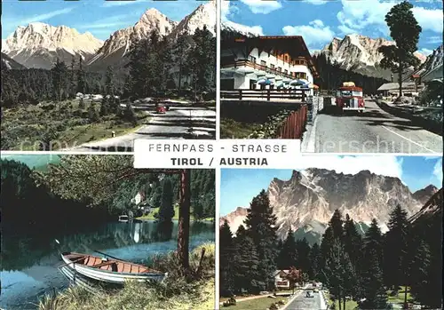 Tirol Region Fernpass  Strasse Kat. Innsbruck