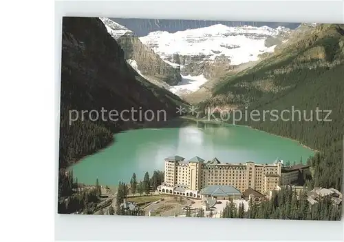 Canadian Rockies Lake Louise Mt Victoria Chateau Lake Louise Kat. Kanada