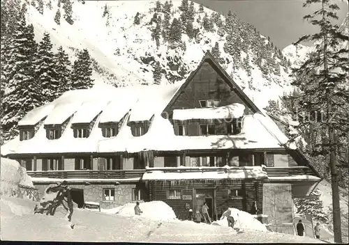 Vysoke Tatry Bergbaude Kapitaen Moravka Kat. Slowakische Republik