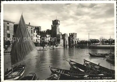 Sirmione Segelboot  / Italien /Italien