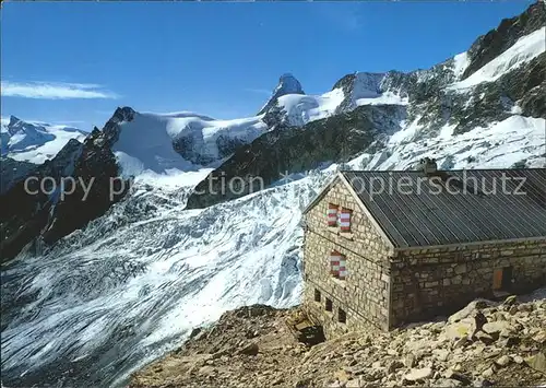 Rothornhuette Zermatt Matterhorn Triftgletscher  Kat. Zermatt