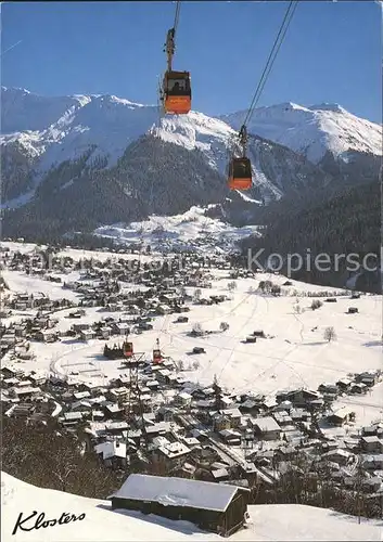 Klosters GR Madrisa Bergbahn Klosters Dorf Platz Kat. Klosters