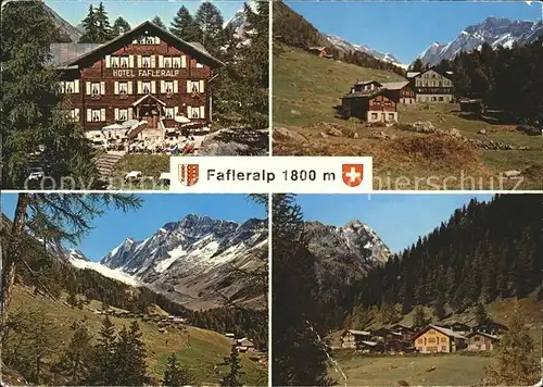 Fafleralp Loetschental Hotel  Kat. Blatten VS