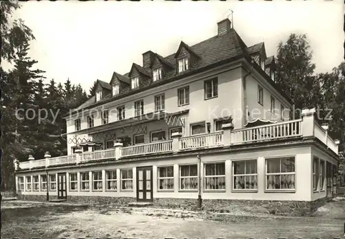 Bucha Unterwellenborn FDGB Ferienheim Aktivist Terrassenseite / Unterwellenborn /Saalfeld-Rudolstadt LKR