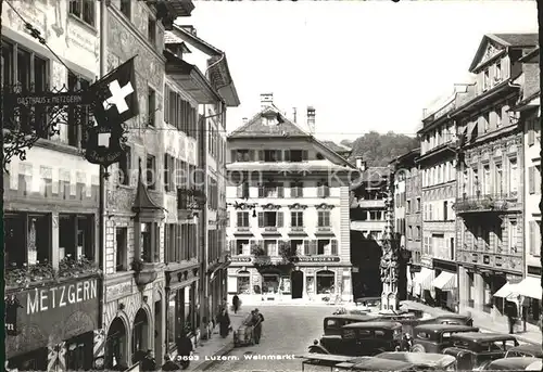 Luzern LU Weinmarkt Kat. Luzern