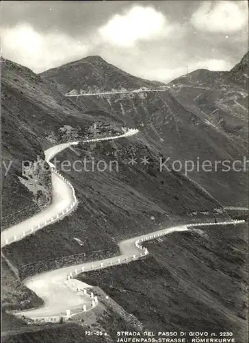 Jaufenpass Roemerkurve Kat. Italien