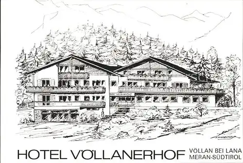 Lana Meran Voellan Hotel Voellanerhof Kat. Italien