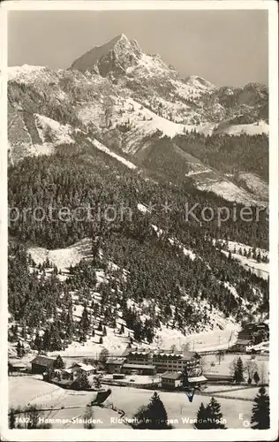 Hammer Fischbachau Richterheim gegen Wendelstein Winterpanorama / Fischbachau /Miesbach LKR