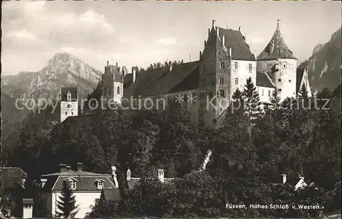 Fuessen Allgaeu Hohes Schloss Kat. Fuessen