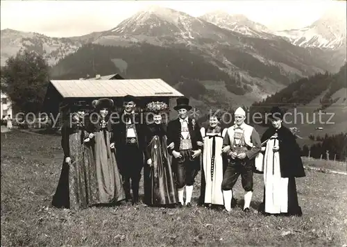 Kleinwalsertal Volkstracht Kat. Oesterreich