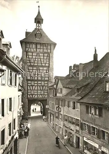 Konstanz Bodensee Schnetztor mit Hus Haus Kat. Konstanz