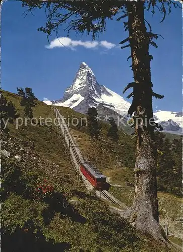 Gornergratbahn Zermatt Matterhorn Mont Cervin  Kat. Gornergrat