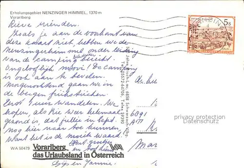 Risch Lau Nenzinger Himmel Vorarlberg Kat. Oesterreich
