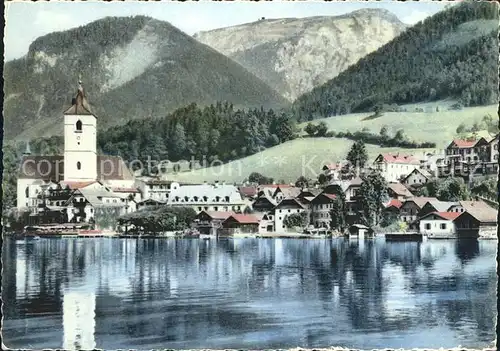 St Wolfgang Wolfgangsee mit Schafberg Kat. St. Wolfgang im Salzkammergut