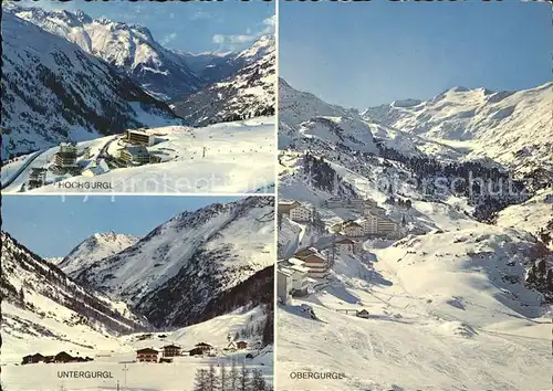 Hochgurgl mit Unter und Obergurgl Kat. Soelden oetztal