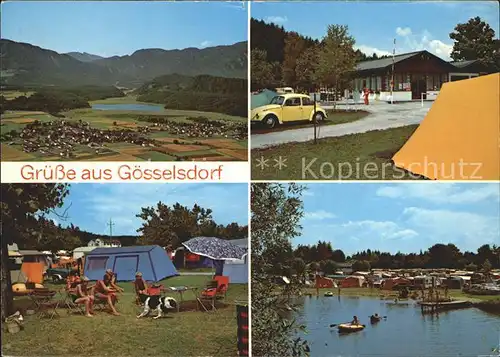 Goesselsdorf Kaernten Panorama Campingplatz Goesselsdorfer See