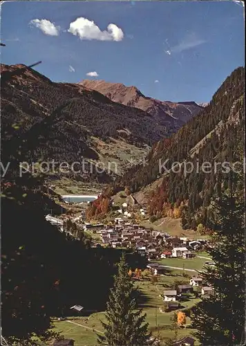 Partenen Vorarlberg mit Staubecken Rifa und Gweilspitze Kat. Gaschurn