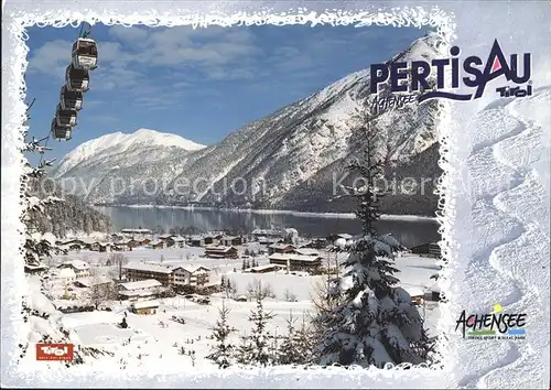 Pertisau Achensee Winterpanorama Kat. Eben am Achensee