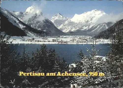 Pertisau Achensee Panorama Kat. Eben am Achensee