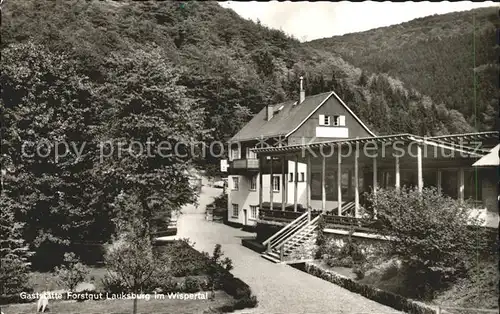 Lauksburg Wispertal Restaurant Forstgut