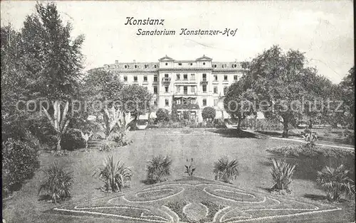 Konstanz Bodensee Sanatorium Konstanzer Hof Kat. Konstanz