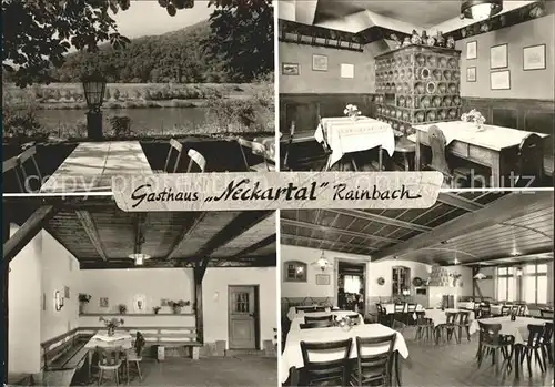 Rainbach Neckargemuend Gasthaus Neckartal Kat. Neckargemuend