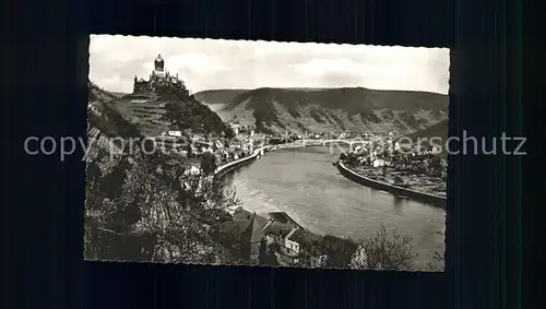 Cochem Mosel Blick vom Haus Krain Kat. Cochem