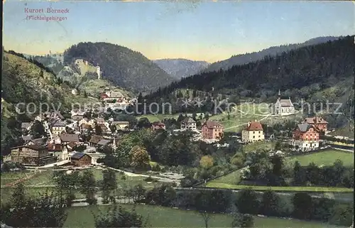 Berneck Fichtelgebirge Panorama Kat. Bad Berneck