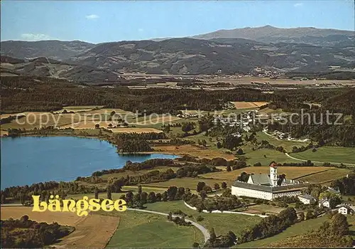 Kaernten Laengsee Fliegeraufnahme Kat. Villach