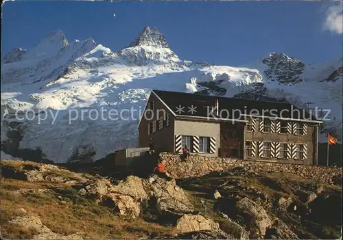 Grindelwald Glechsteinhuette Schreckhorn Naessihorn Gwaechtenhorn Kat. Grindelwald