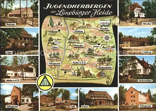 Lueneburger Heide Jugendherbergen Kat. Walsrode