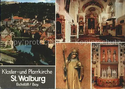Eichstaett Oberbayern Kloster und Pfarrkirche St. Walburg / Eichstaett /Eichstaett LKR