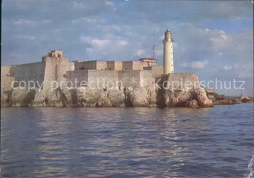 Havanna Castillo del Moro mit Leuchtturm Kat. Havana Kuba