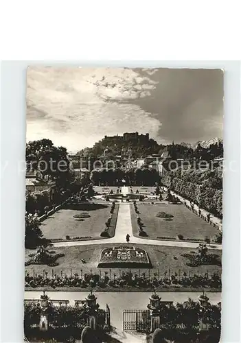 Salzburg Oesterreich Mirabellgarten Festung Kat. Salzburg