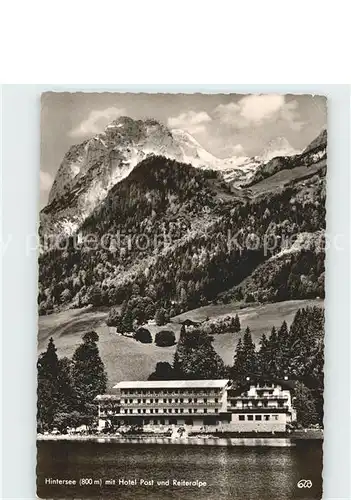 Hintersee Berchtesgaden Hotel Post Reiteralpe Kat. Berchtesgaden