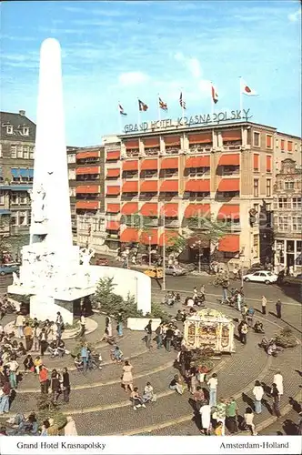 Amsterdam Niederlande Grand Hotel Krasnapolsky Kat. Amsterdam