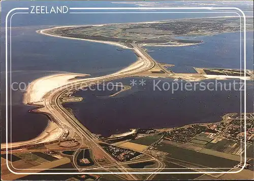 Zeeland Niederlande Fliegeraufnahme Delta Works Holland Kat. Niederlande