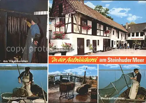 Steinhuder Meer Aalraeuchererei Reusenfischerei Raeucherofen / Wunstorf /Region Hannover LKR
