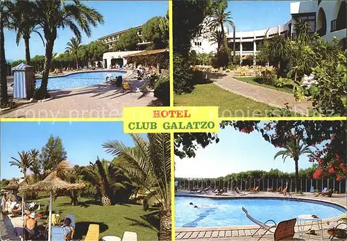 Paguera Mallorca Islas Baleares Hotel Club Galatzo Swimmingpool Park Kat. Calvia