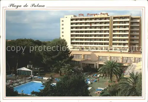 Playa de Palma Mallorca Riu Playa Park Swimmingpool Kat. Spanien