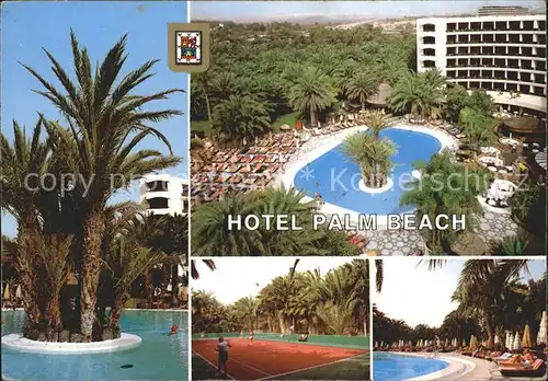 Gran Canaria Hotel Palm Beach Swimmingpool Tennisplatz Kat. Spanien