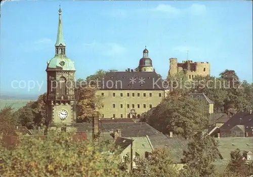 Frauenstein Brand Erbisdorf Schloss mit Burgruine